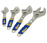 4pc Adjustable Spanner / Wrench Set Covers Range 0-36mm