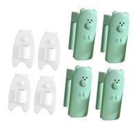4Pc Baby Door Guard Security Finger Protections Stoppers Cartoon Bear Finger Protector for Kid Children Nursery Protections