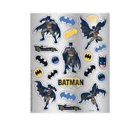 Bold & Dynamic Batman Sticker Sheets (13cm x 20cm) - Perfect for Party Favors, Craft Projects & Superhero Fans - 4ct