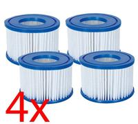 4Pc Bestway Lay-Z-Spa Filter Swimming Pool Vi Cartridge Filter