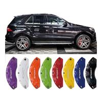 4pc Brake Caliper Covers Compatible Front Rear 19/20/21/22 Wheel Size for Mercedes Benz ML Accessories (Red)