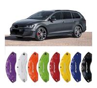 4pc Brake Caliper Covers Compatible Front Rear for VOLKSWAGEN GOLF Accessories (Green)