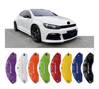 4pc Brake Caliper Covers Compatible Front Rear for VOLKSWAGEN SCIROCCO Accessories (Green)