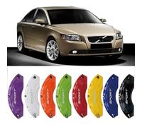 4pc Brake Caliper Covers Compatible Front Rear for VOLVO S40 Accessories (Red)