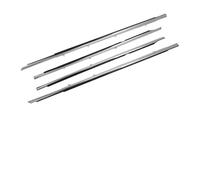 4PC Car Window Door Belt Weatherstrip Compatible for Honda Accord 2008-2012 Seal Trims Rain Deflector Chrome Outside Deflector Acccessories