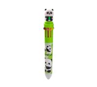 4PC- Cute Panda Ten-Color Ballpoint Pen Creative Exquisite Personalized Stationery- Panda