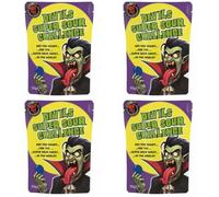 4PC DEVILS Sour Challenge - Partys Children Stag Does Great Present for Halloween Christmas, Sweets, Extreme Mega Bitter, Vegan, Intense Sour Sweet Treats with Natural Flavour for Kids 12+ (4)