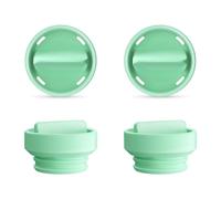 4pc Duckbill Valves for Elvie Stride Pump - BPA-Free Silicone Replacement for Momcozy/TSRETE Wearables & Spectra CaraCup Green