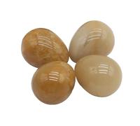 4PC Egg Shaped Stone Natural Stone Hand Polished Craft Gifts Room Ornament Healing Crystals Rose Quartz Agate Home Decor 17X22mm