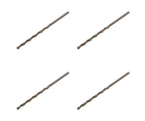 4pc Faithfull Long Series HSS Jobber Drill Pre Pack 12.00mm OL:205mm WL:134mm -