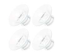 4PC Flange Insert 16mm Compatible with 24mm Flange/Shield Breast Pump | Fit for Momcozy M5/M6/M9/S12 Pro/V1 Pro/V1 Pro Breast Pump, Eufy/Elvie/Medela/Spectra/Lansinoh/NCVI/Lansinoh/TSRETE