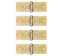 4Pc Folding Table Hinges Set With 24 Screws For Collapsible Tables Workbenches - Foldable Table Hardware Hinge Set