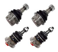 4PC Front Lower & Upper Ball Joints For Jeep 05-10 Grand Cherokee 06-10 Commander