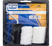 4Pc Gloss And Emulsion Roller Set Tray Sleeves Painting Kit Decorating 4"