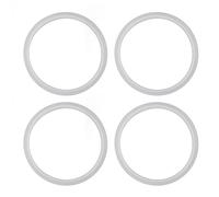 4pc High-Temp Silicone Washers, Oxidation Proof Seals for Fermenters Dissolvent Immune Silicone Gasket Washer