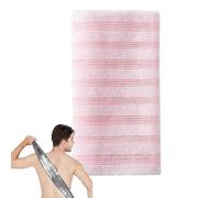 4Pc Japanese Exfoliating Towel, Extra Long Double-Sided Body Scrubber for Back, Deep Cleansing & Dead Skin Removal, Gentle Washcloth for Sensitive Skin (C)