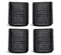 4pc Large Hair Rollers for Volume & Bouncy Curls - Self Grip Styling Rollers for Long & Short Hair, Heatless Curlers for Lift, Body & Waves, Lightweight & Travel Friendly