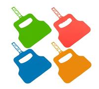 4PC Manual Grill Barbecue Hand Fan,Reusable Barbecue Portable BBQ Blower Handheld Fan,Heat Resistant Plastic Barbecue Fan BBQ,Outdoor BBQ Flame Coal Fan,For Camping,Picnic,Red,Orange,Green,Blue,Kiuiom