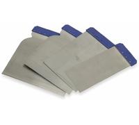 4pc Metal Filler Applicator set Blade widths 43, 71, 90 and 104mm length all 110mm
