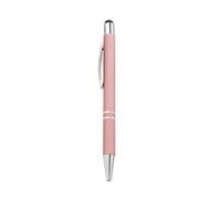 4PC- Metal Press Ballpoint Pen | press smooth and wear-resistant signature pen-rose gold rod -1.0mm black core