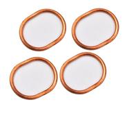 4PC Motorcycle Header Gasket Compatible With Kawasaki KLR650 KL650 1987-2018 2022 KL600 KLR600 1984-1986 1988-1994