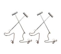 4Pc Rescuing Tool Durability Construction Emergencies Glass Breaking Hammer for Alarm Button Shattering Glass Breaker Stainless Steel Tool