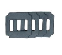 4pc Robot Window Cleaner Glass Washer Mop Cloth，Compatible for Machine，QHC004/RL880/RL1188/2988/3325/3368(4pcs Grey)