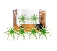 4PC Sea Urchin Soft Bait | Realistic Fuzzy Dice Fishing Lure for Bass & Perch | Floating TPR Swimbait for A Rig Fishing with Reflective Stars | Artificial Worm Bait for Saltwater & Freshwater