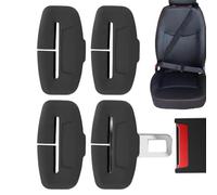 4Pc Seat Belt Buckle Holder | Silicone Seat Belt Buckle Cover | | Reusable Silent Seats Belts Buckles Guard | Dustproof Car Seatbelt Lock Protector Interior Accessories for Sedan & Truck