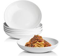 (4pc set) Salad Pasta Bowls Serving Bowl Set White Porcelain