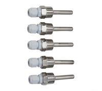 4pc Stainless Steel Thermowell G 1/2 Thread 30mm(8x50mm)