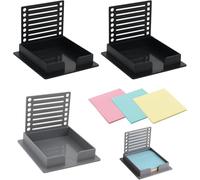 4pc Sticky Note Stencil Template - Post It Note Holder for Precision Planning and Organization - Ideal for Office and School Use - 3x3 Sticky Note Stencil