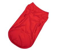 4pc Summer Pet Shirt Clothes Soft Plain Doggy Vest Cat Bottoming T Shirts for Small Medium Large Dogs(Red,XXL)
