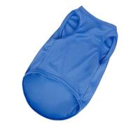 4pc Summer Pet Shirt Clothes Soft Plain Doggy Vest Cat Bottoming T Shirts for Small Medium Large Dogs(Blue,XS)