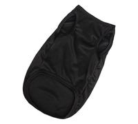 4pc Summer Pet Shirt Clothes Soft Plain Doggy Vest Cat Bottoming T Shirts for Small Medium Large Dogs(Black,XXL)