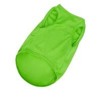 4pc Summer Pet Shirt Clothes Soft Plain Doggy Vest Cat Bottoming T Shirts for Small Medium Large Dogs(Green,XXL)
