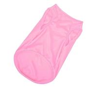 4pc Summer Pet Shirt Clothes Soft Plain Doggy Vest Cat Bottoming T Shirts for Small Medium Large Dogs(Pink,XXL)