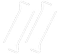 4pc Triangular Tip Glass Spreader Rods, Chemical-Resistant Lab Tools for Bacteriology & Teaching Experiments Glass Triangle Rod Dish Stick