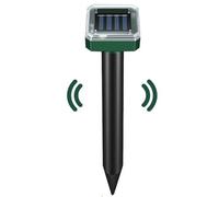 4Pc Ultrasonic Solar Garden Mole Repellent Pest Scarer Deterrent Repeller