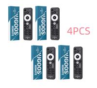 (4pc UR02) UGOOS UR02 Bluetooth BT Remote Control Replacement for Ugoos TOX1 TOX3 TOX4 AM8 PRO AM6B PLUS X4 X4Q Cube Pro Extra TV Box