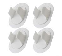 4PC Washing Machine Drain Pipe Clamp Buckle Set with Wall Hole Installation, Designed to Fit Common Pipe Sizes and Hold Pipes Firmly in Place