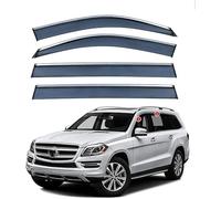4pc Wind Deflectors Set Compatible for Benz GL Class X166 2013 2014 2015,Wind Deflectors Sun Rain Guards Car Window Shields Protector Deflectors Auto Parts