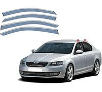 4pc Wind Deflectors Set Compatible for Skoda Octavia 5E 2015-2020,Wind Deflectors Sun Rain Guards Car Window Shields Protector Deflectors Auto Parts