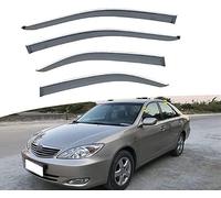 4pc Wind Deflectors Set Compatible for Toyota Camry XV30 2001-2005,Wind Deflectors Sun Rain Guards Car Window Shields Protector Deflectors Auto Parts