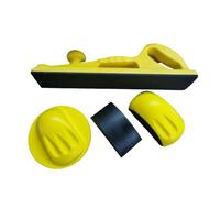 4Pc Yellow Hand Sanding Block Kit
