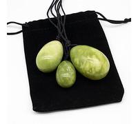 4PC Yoni Egg Set Natural Jade Eggs Kegel Balls Massage Egg Yoni Crystal Egg for Kegel Exercise Train Pelvic Muscles,3PC