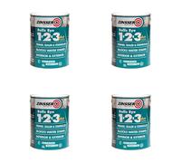4pc Zinsser Bulls Eye® 1-2-3 Plus Primer, Sealer & Stain Killer White 2.5 litre