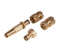 Silverline 793753 Fittings Set Brass 4pce 4pce