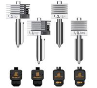 4PCS 0.2/0.4MM X2D/P2S/H2D/H2S/H2C High Speed Hotend with Hardened Steel