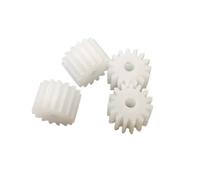 4pcs 0.4 Module 10 Teeth Small Gear 1mm Tight Fit Shaft Pinion 4.8mm Diameter Straight Teeth Gear 0.4M 10T Plastic Gear